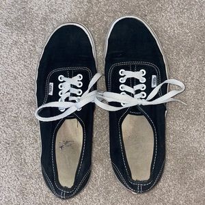Black & White Laced Vans